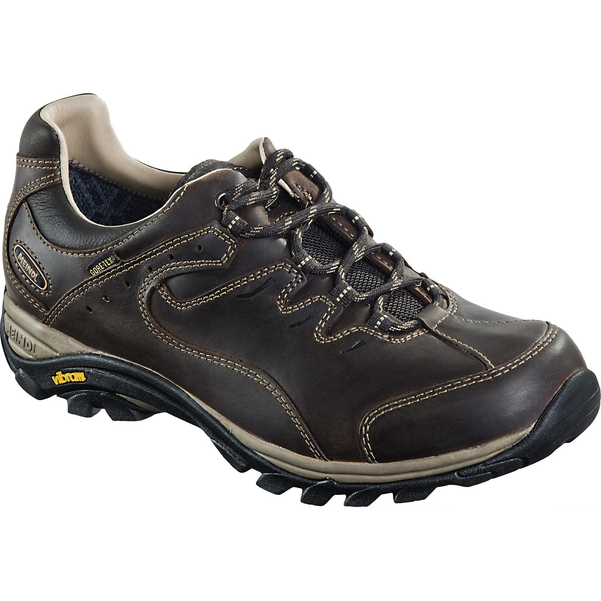 Meindl, Uomini, Scarpe da escursionismo, Scarpa Light Hike Caracas GTX Taglia 46 - 11 marrone scuro Pelle Nubuck Fodera Gore-Tex (46), Marrone