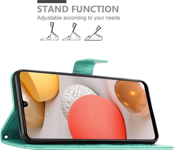 Produktbild Cadorabo Flower Book Cover (Samsung Galaxy M42 5G, Samsung Galaxy A42 5G)