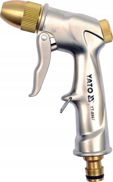 Yato YT-8967 Garten-Wasserspritzpistole Garten Wassersprühpistole Messing Aluminium, Messing
