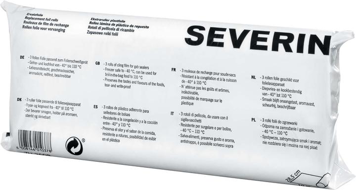 Nutritional values and ingredients Severin ZU 3608 Vacuum cleaner accessories Vacuum roll (3 x)