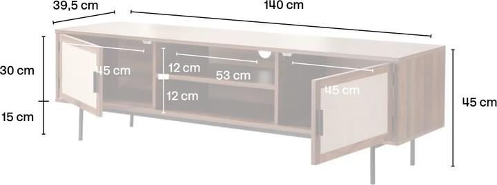 Produktbild CaliCosy Jetson (140 x 39.50 x 45 cm)