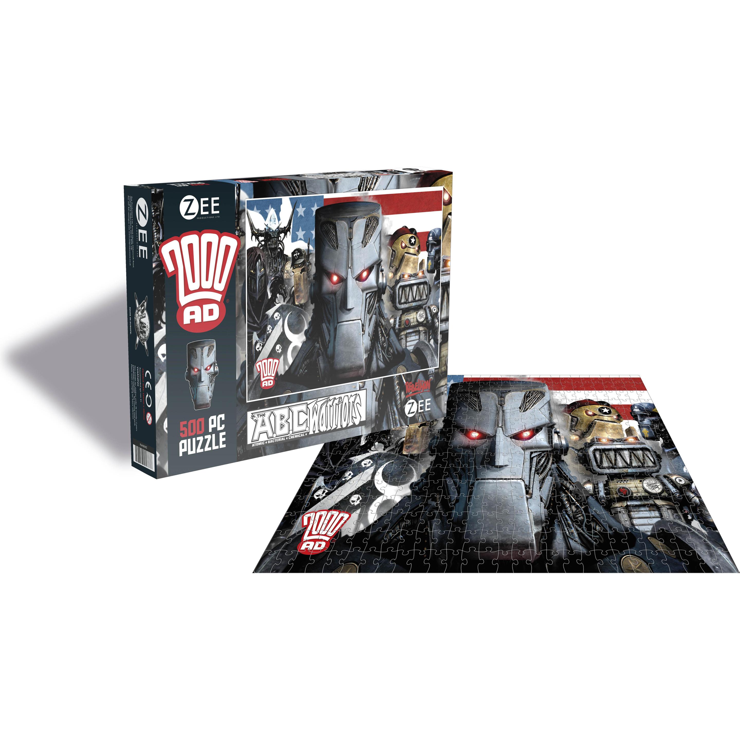 Rock Saws ZEE PRODUCTION Puzzle 2000 AD: A.B.C.Warriors 500 Teile (500 Teile)