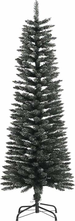 Produktbild vidaXL Künstlicher Weihnachtsbaum Tannenbaum Christbaum Schlank 300 LEDs 180cm (180 cm)