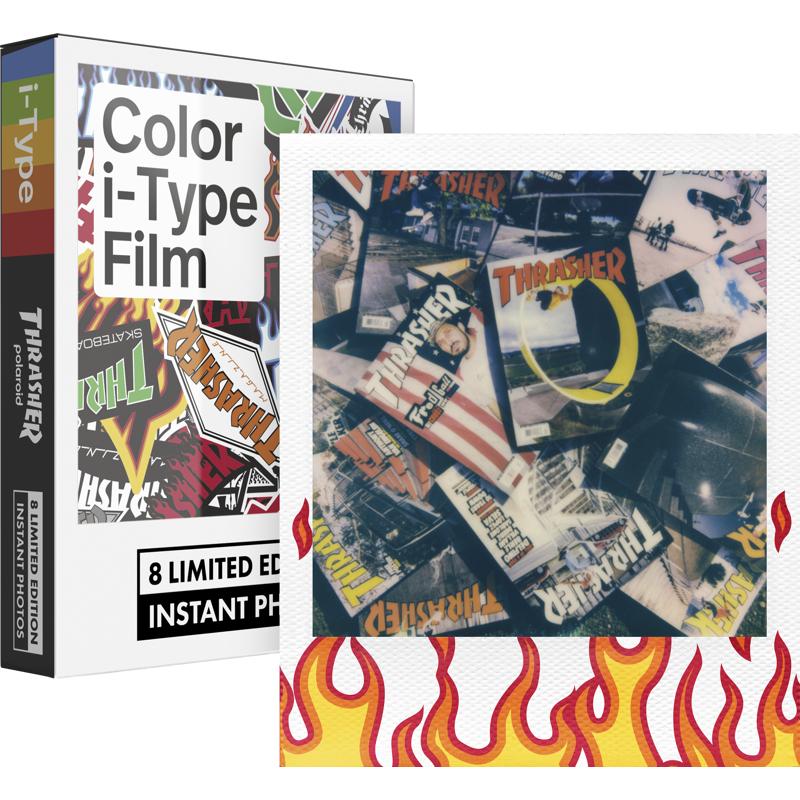 Polaroid Color Film i-Type - Thrasher Edition, Pellicola istantanea, Multicolore