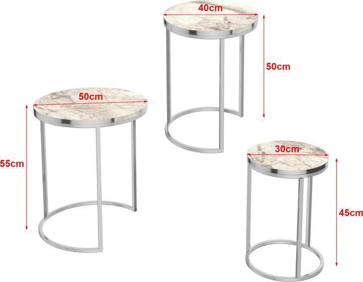 Produktbild En.Casa Bornholm (50 x 40 x 30 cm, 55 x 50 x 30 cm, 45 x 30 x 30 cm)