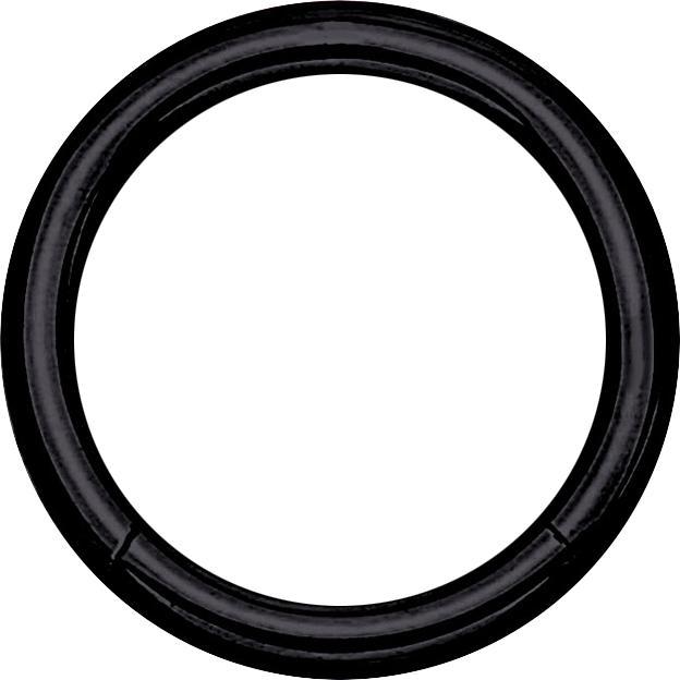 Produktbild Star Piercing Micro Segmentring klappbar schwarz (ohne Messing, Titan G23)