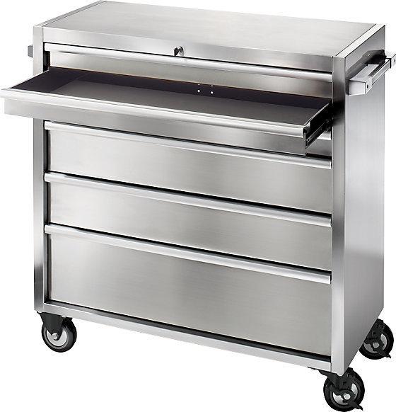 Produktbild kaiserkraft Edelstahl-Schubladenrollwagen (20 kg)