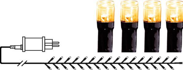 Immagine prodotto Star Trading LED bianco caldo dorato, catena luminosa, 540 LED (10.80 m)