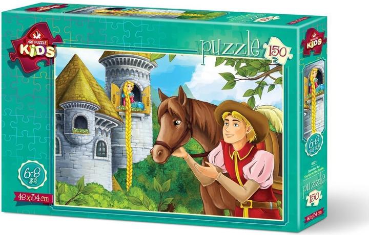 Actual product image Heidi Cheese Line HeiDi Art Puzzle 150 pcs. Medium 4521 The Castle Girl (150 pieces)