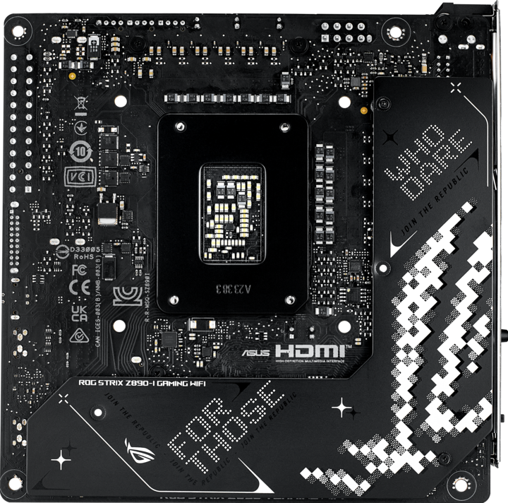 Produktbild ASUS ROG STRIX Z890-I GAMING WIFI (LGA 1851, Intel Z890, Mini-ITX)