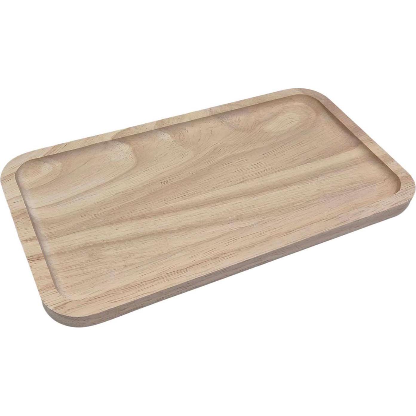 Playwood Holztablett Plateau Rechteck, 26cm