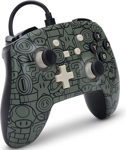 Productafbeelding PowerA Pro Controller con Filo - Power Up Mario (Switch)