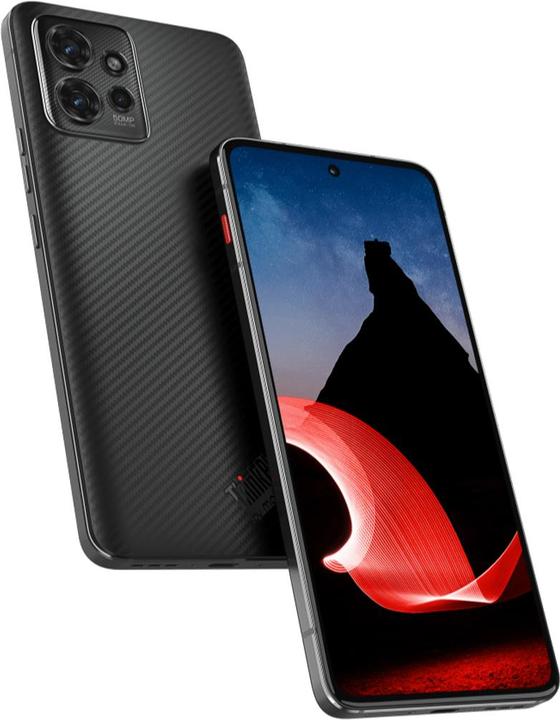 Motorola ThinkPhone - 5G smartphone - dual-SIM - RAM 8 GB / Internal Memory 256 GB - pOLED display - (256 GB, Carbon black, 6.55", Dual SIM, 5G)