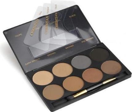 Christian Faye Christmas Faye Professional 8 Color Palette Set (Taupe, Brown)