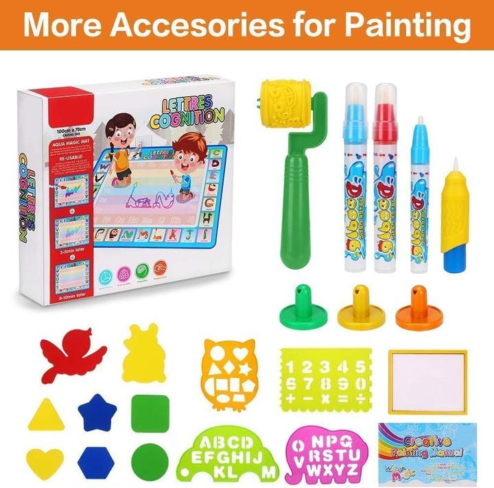 Immagine prodotto Activity Board Tappetino per dipingere Aqua Magic Doodle (100 x 78 cm)