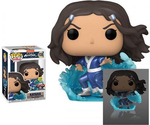 Actual product image Funko POP! Avatar Katara (1130) GITD EXM