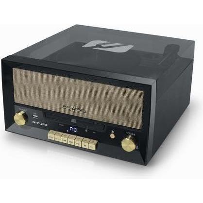 Muse MT-110B (FM, Bluetooth), Radio, Schwarz, Braun