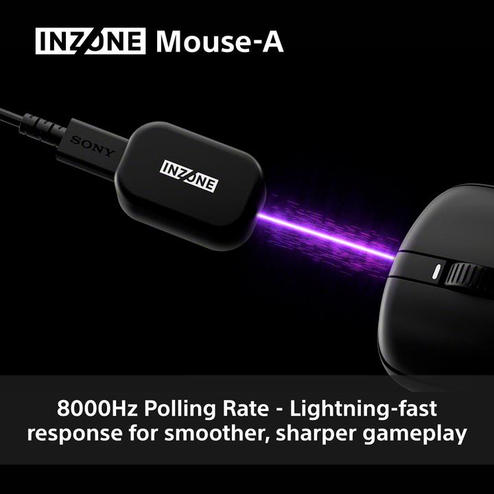 Produktbild Sony Inzone Mouse-A (Kabellos, Kabelgebunden)