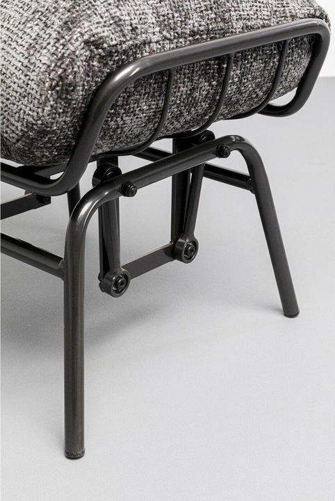 Actual product image Kare Design Armchair + stool Vienna Swing Grey