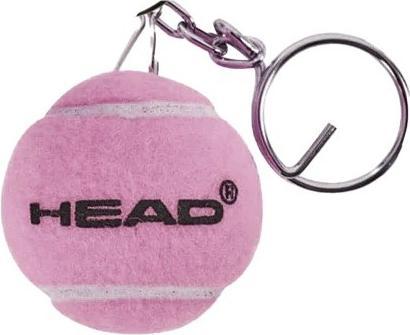 Actual product image Head Ball Keychain Pink