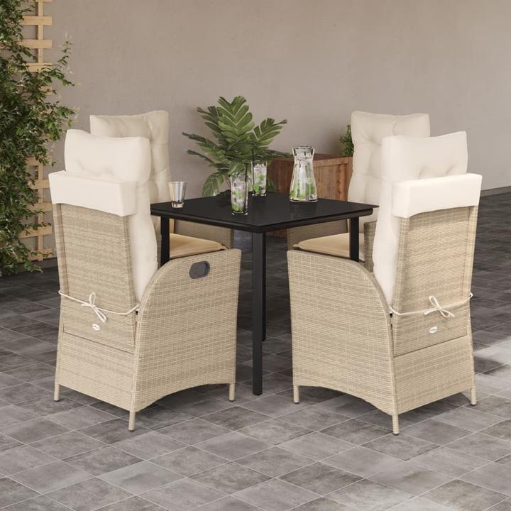 Produktbild vidaXL Garten Essgruppe (80 x 80 x 74 cm)