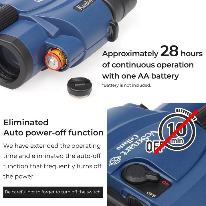 Actual product image Kenko VC Smart 14x30 Image Stabilized Binoculars (14x, 30 mm)