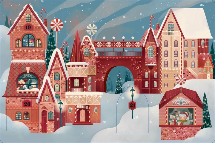 Actual product image Christmas is coming soon! The Advent Calendar Book