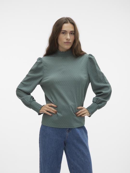 Actual product image Vero Moda Vmmalou Ls High Neck Top Jrs Pop6 Top (XS)