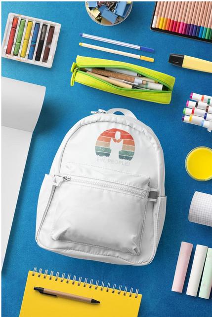 Produktbild Bügelbilder Schul & Freizeitsrucksack-Set Ew, People! (15 l)