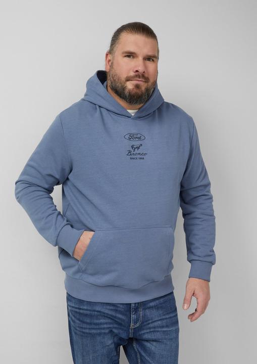 Produktbild s.Oliver Sweatshirt Softer Hoodie im Relaxed Fit mit Artwork (5XL)