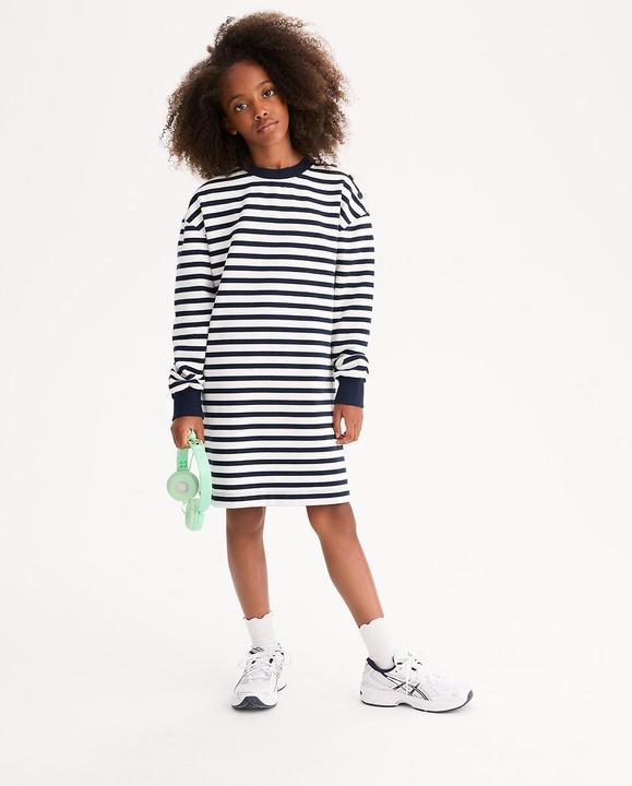 Image du produit La Redoute Collections Gestreiftes Pulloverkleid mit langen Ärmeln aus Sweatware (116)