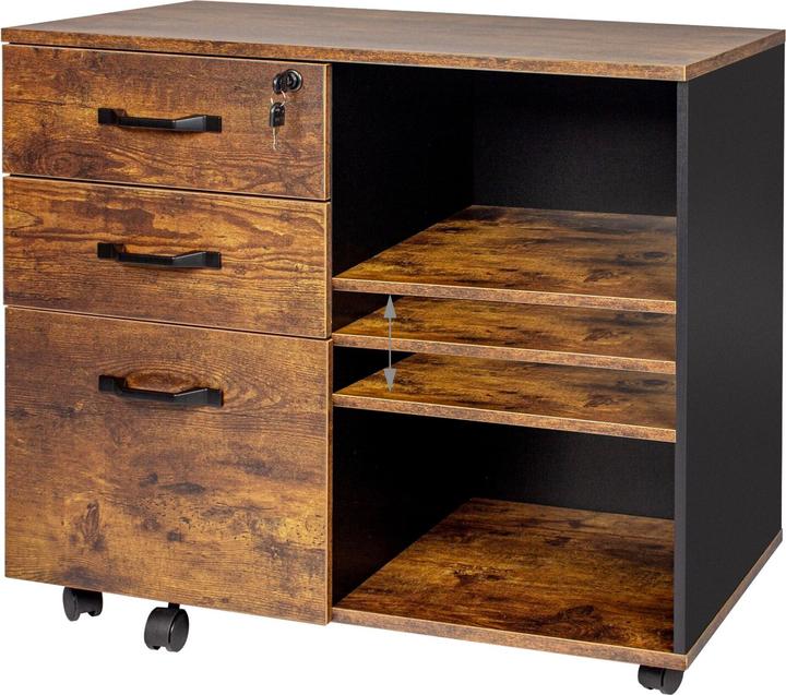 Produktbild Relaxdays Rollcontainer (80 x 40 x 66 cm)