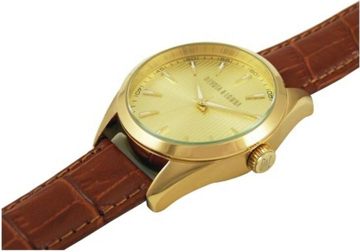 Produktbild Devota & Lomba Herrenuhr DL014ML-02BRGOLD (Ø 40 mm) (40 mm)