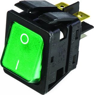 Produktbild Arcolectric Wippschalter 2P I/O E-A 30x22mm bel gn