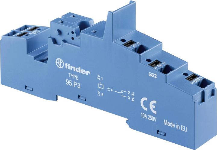 Finder Relaissockel 1 St. 95.P3 Serie 40, Serie 99, Serie 86 40.31, 99.02, 86 (Relaissockel)