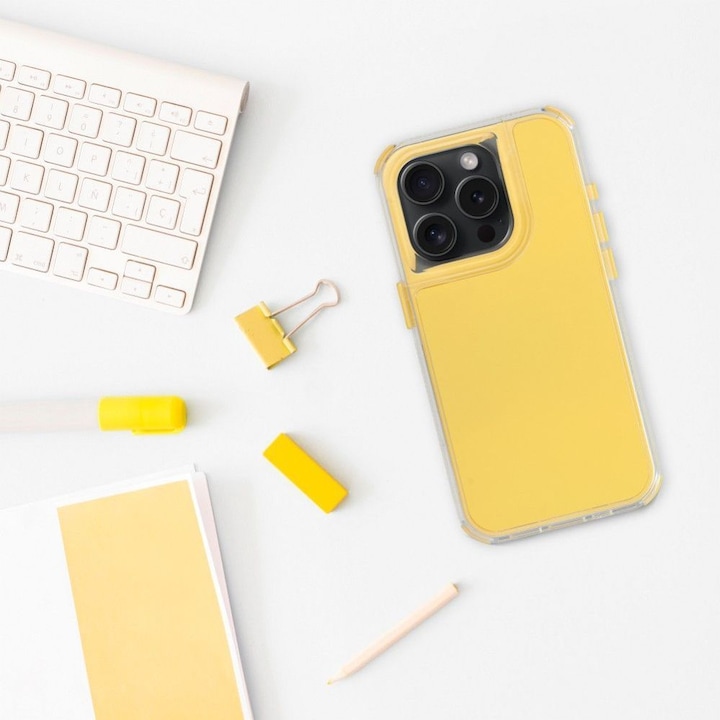 Immagine prodotto OEM LCD display! MATRIX Case for IPHONE 16 Pro yellow (Apple iPhone 16 Pro)