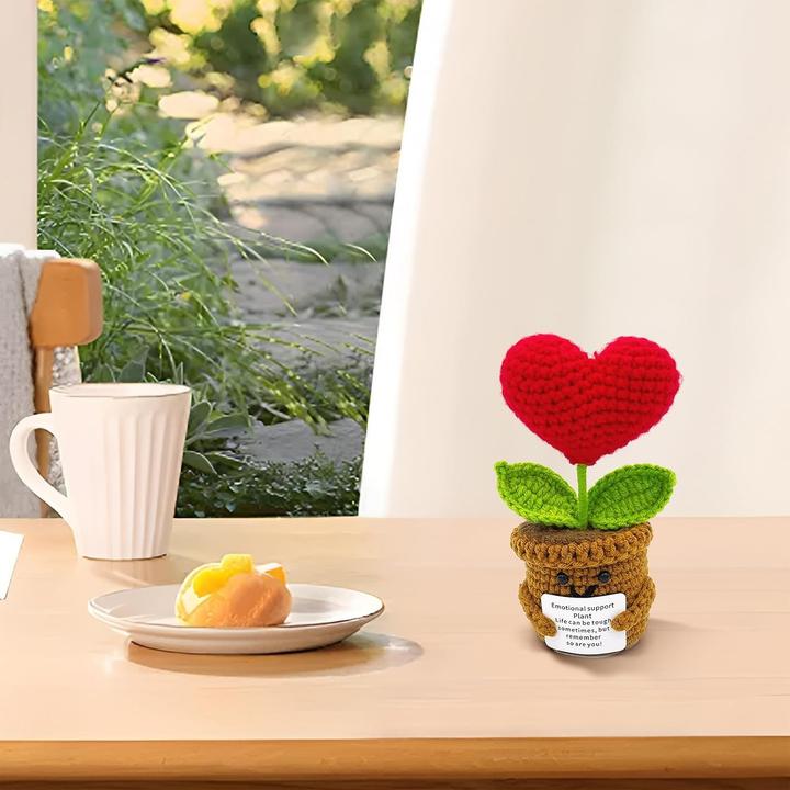 Produktbild I Am Creative Positive Potato Gehäkelter Mini Glücksbringer (14 cm)