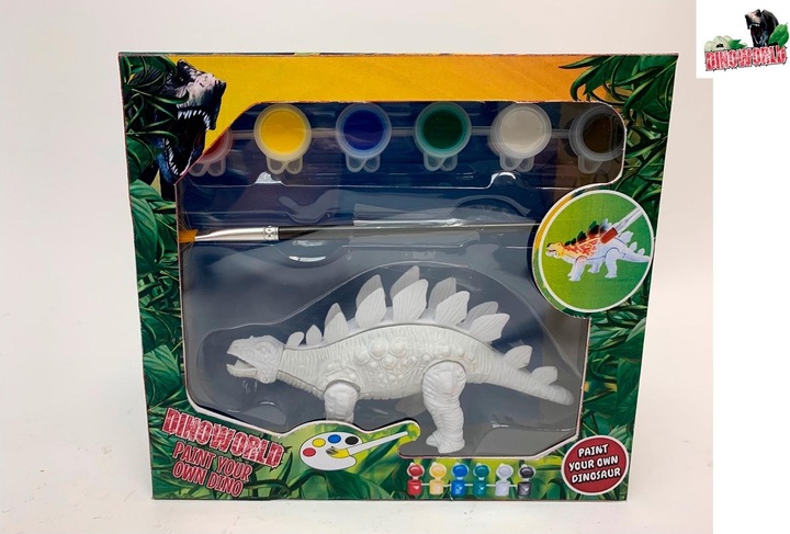 Actual product image Roost Dinoworld Painting Set 590198 ass. 14cm