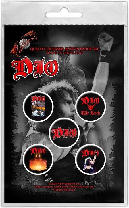 Image du produit DiO - Ensemble de badges WE ROCK