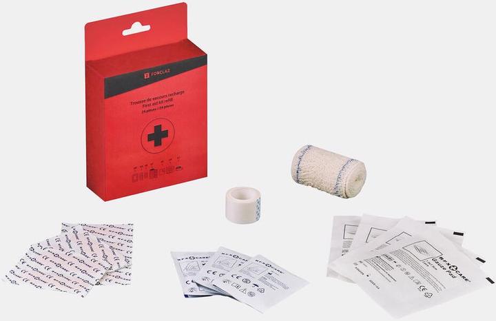Actual product image Forclaz First aid kit refill set 24 pieces
