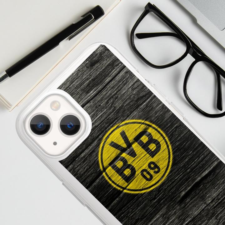 Produktbild DeinDesign Silikon Hülle für Apple iPhone 13 Handyhülle Case Smartphone Schutzhülle BVB Borussia Dortmund (Apple iPhone 13)