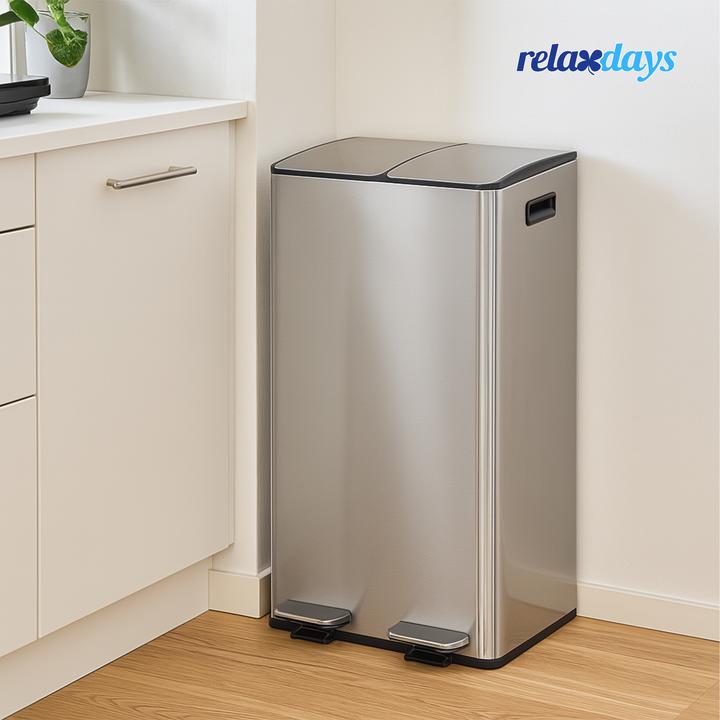 Produktbild Relaxdays Mülleimer 2 x 30 Liter (60 l)