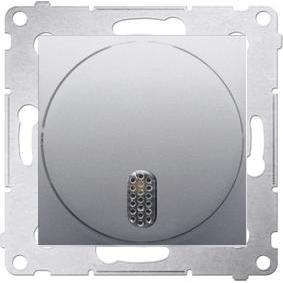 Kontakt, Zubehör Gebäudesicherheit, Simon Elektronische Türklingel 230V Silber matt (DDS1.01