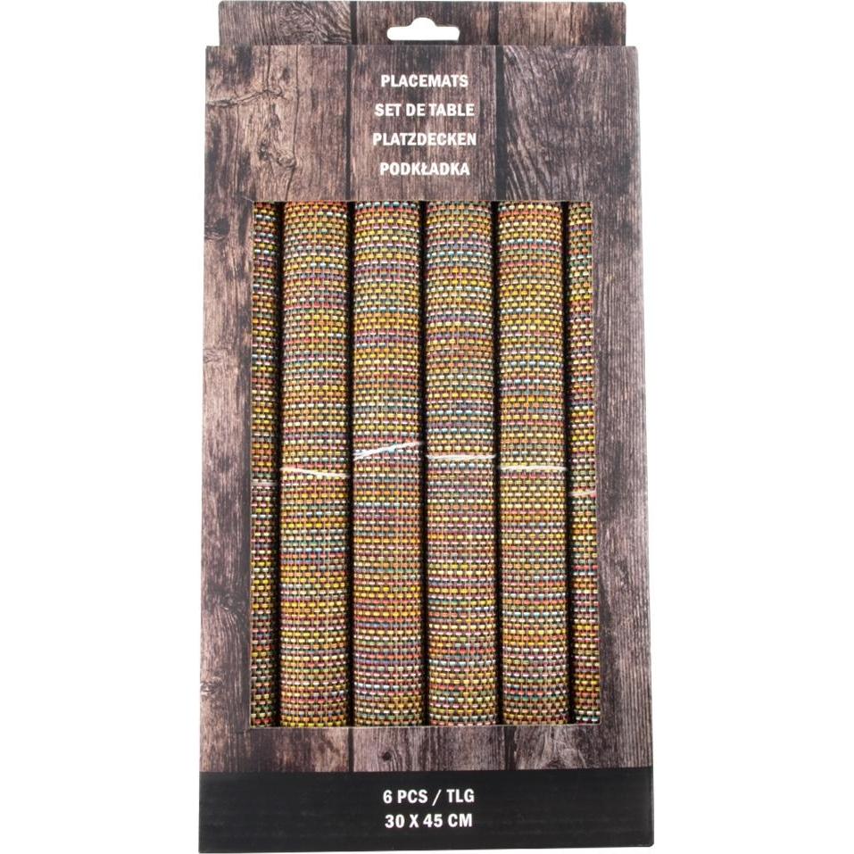neuetischkultur, Tischset, Tischset 6 Stk. Polyester (6 x, 45 x 30 x 0.5 cm)