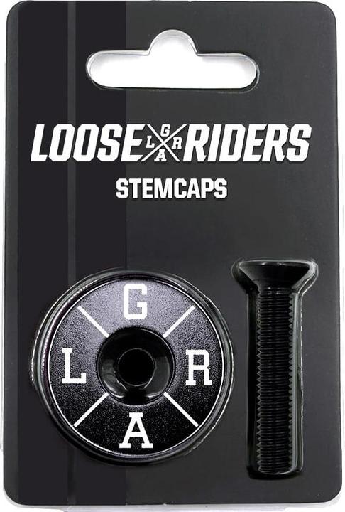Actual product image Loose Riders X-Logo Stem Caps