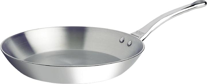 Actual product image de Buyer Affinity frying pan uncoated induction (28 cm, Frying pan, Stainless steel)