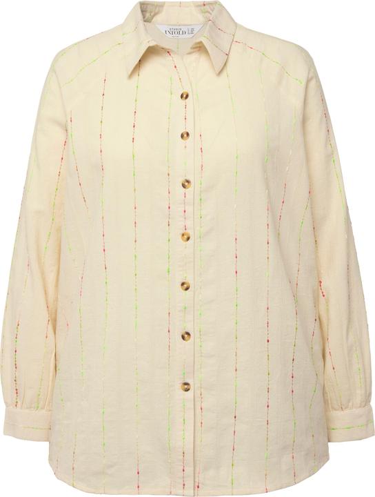Produktbild Studio Untold Bluse, oversized, Color-Noppen, Hemdkragen, Langarm (46, 48)