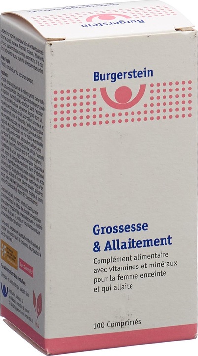 Actual product image Burgerstein Pregnancy and lactation (100 Piece, Pills, 135 g)