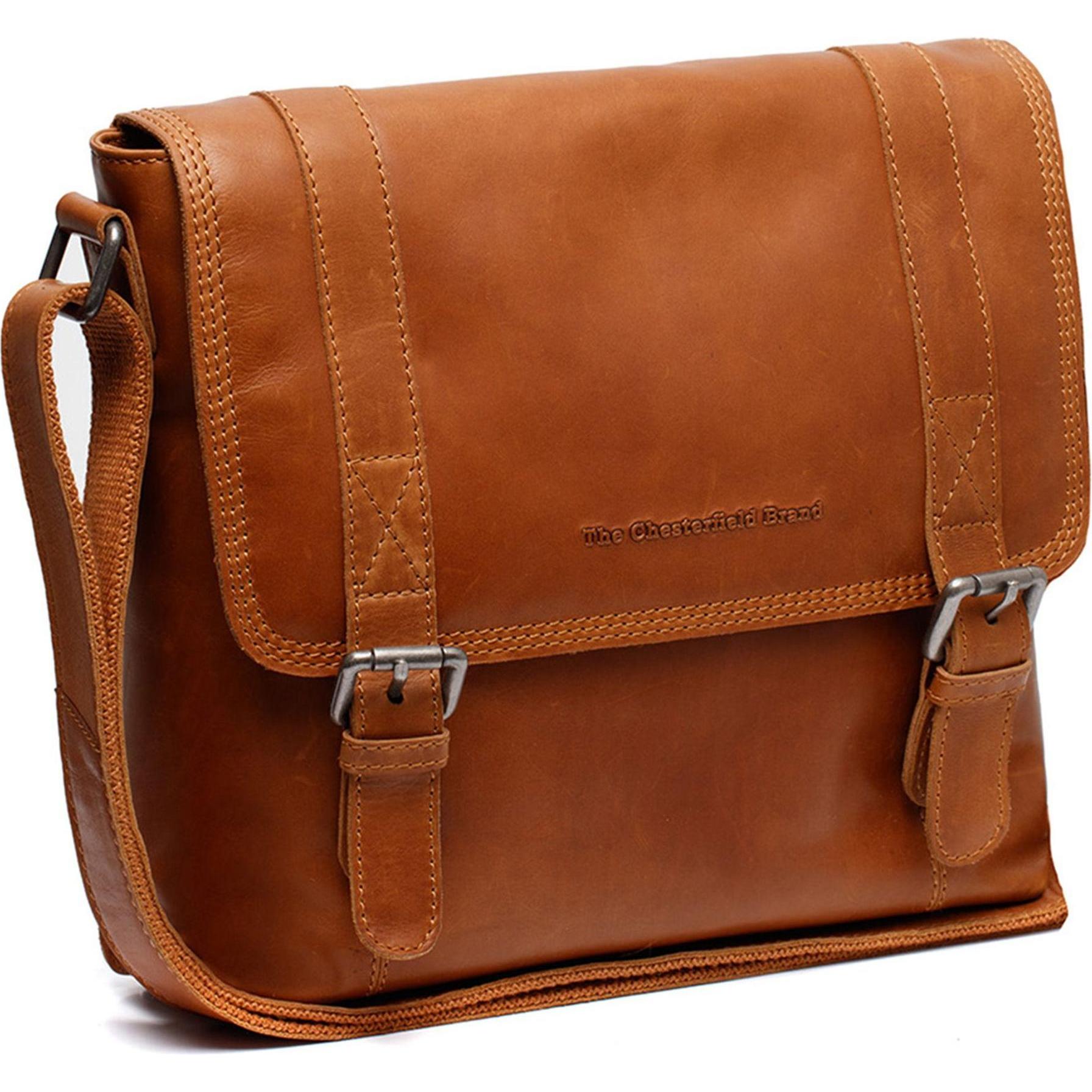 The Chesterfield Brand, Handtasche, Matera Umhängetasche Leder 29 cm, Braun