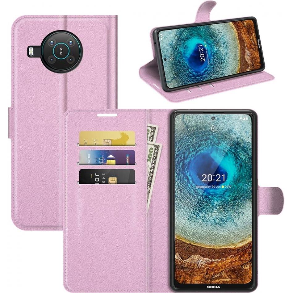 Thumbnail - Screenguard Nokia X20 Leather Guard Lederhülle (Nokia X20), Smartphone Hülle, Rosa